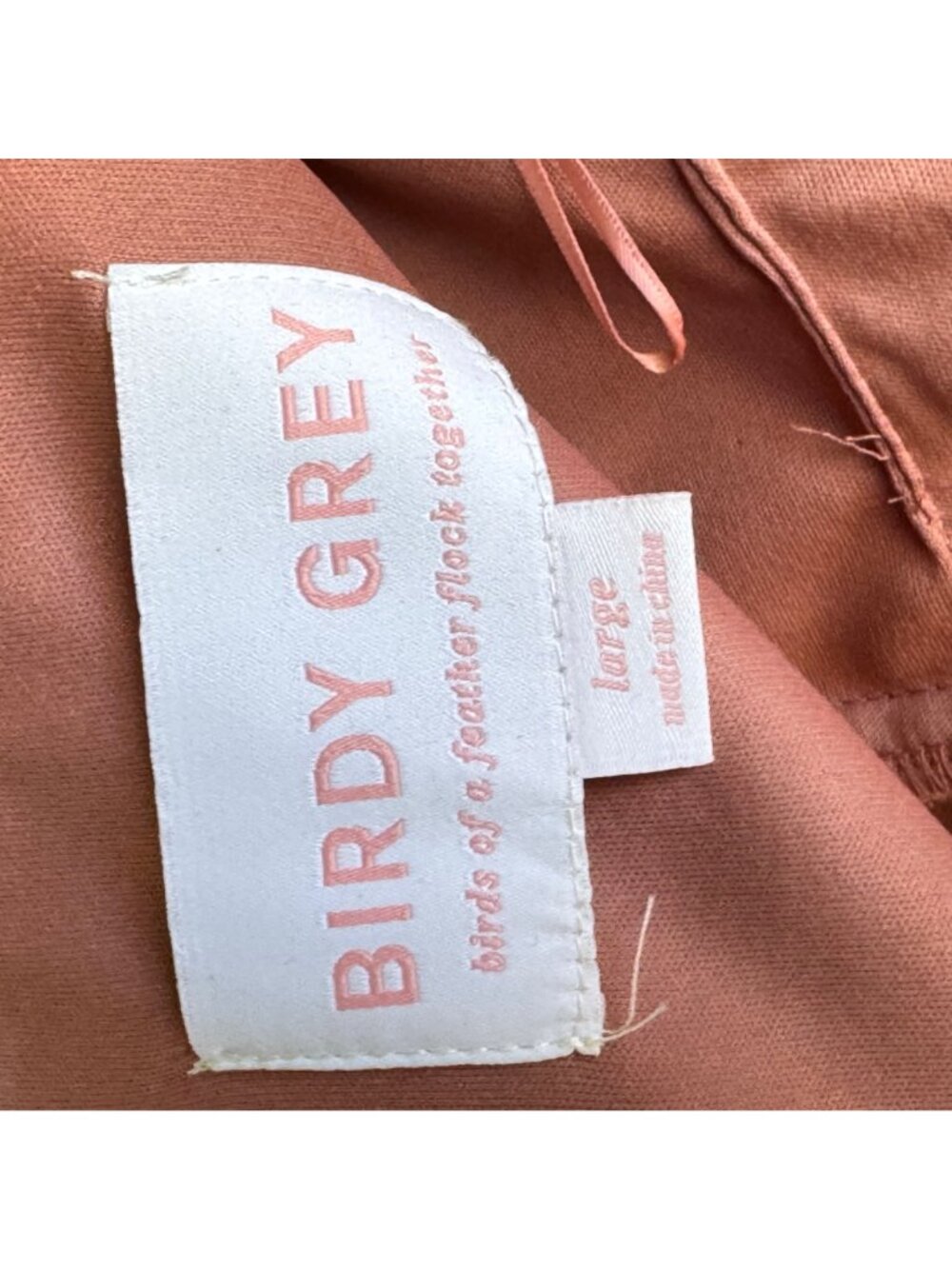 Birdy Grey Pink Bridesmaid Dress Matching Bow Tie Set Large Elegant Formal Wear - Picture 4 of 16